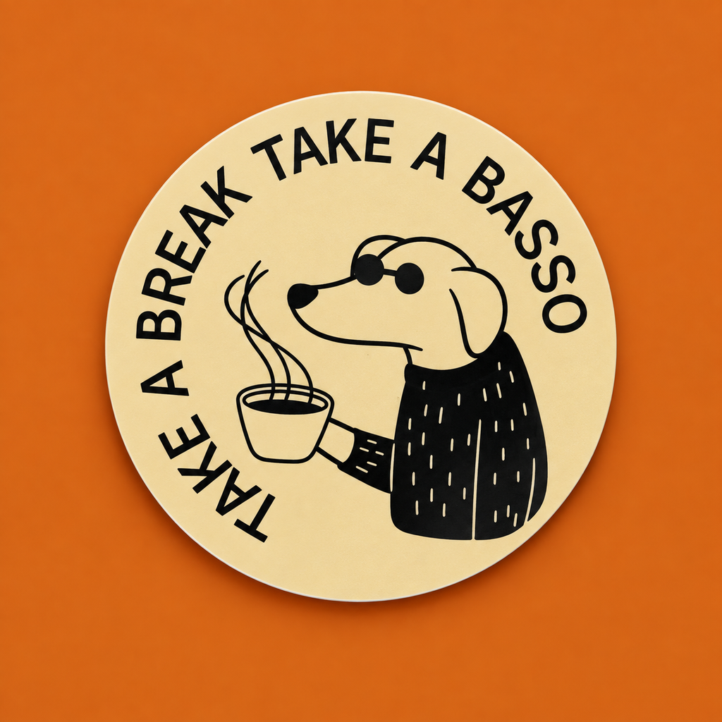 Bassottino Sticker Circle