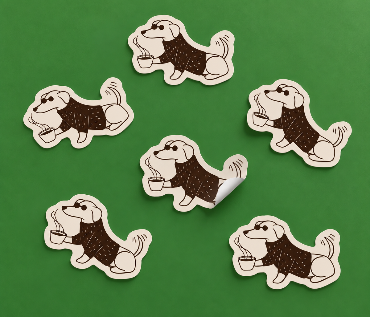Bassottino Sticker Mascot